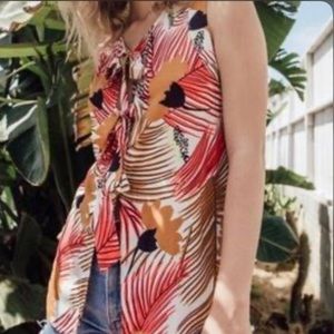 Novella Royale BrooksTop in Rust Brown